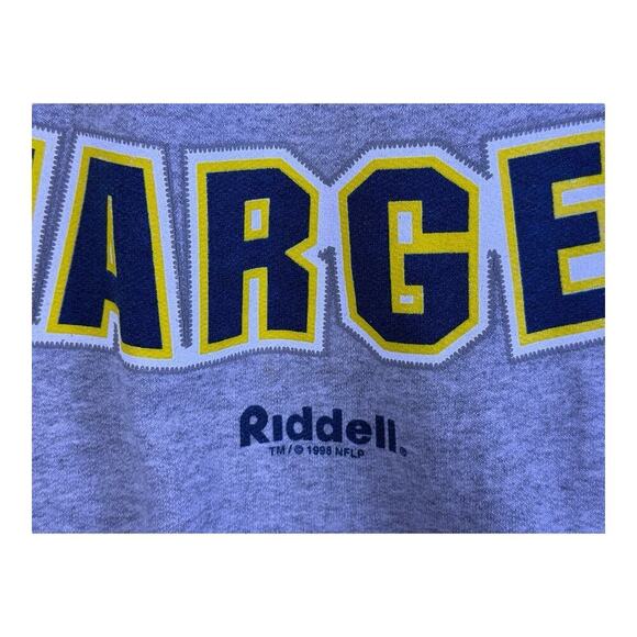 Vintage 90s San Diego Chargers Graphic Crewneck Sweatshirt Gray XL Made In USA - Picture 6 of 15